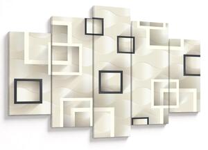 Geometrický abstraktný obraz (150x105 cm)