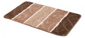 Kúpeľňový koberček MULTI A5019 BROWN CAMEL lístie, hnedý