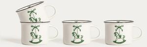 Sada hrnčekov CANPI s koníkom 009449 150 ml (4 ks)