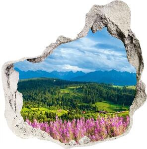 Diera 3D fototapety nálepka Lavender v horách