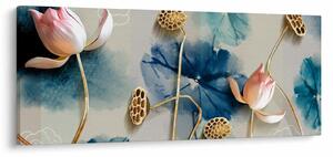 Obraz s kvetmi (120x50 cm)
