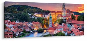 Obraz - Český Krumlov (120x50 cm)