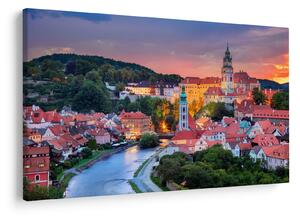 Obraz - Český Krumlov (90x60 cm)