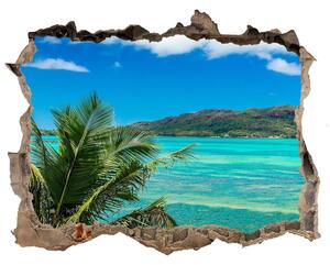 Fotoobraz díra na stěnu Seychely coast nd-k-93632488
