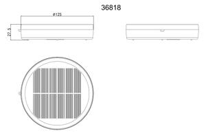 Globo 36818 - LED Prenosná solárna lampa LED/3W/3,7V IP54