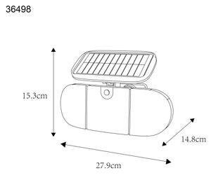 Globo 36498 - LED solárne svietidlo so snímačom LED/10W/3,7V IP44