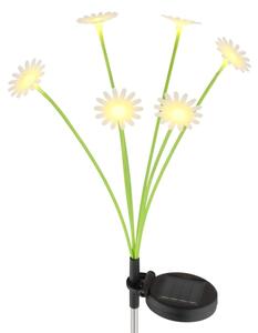 Globo 36090 - LED solárne svietidlo 6xLED/0,06W/3V IP44 kvet