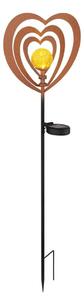 Globo 36580R - LED solárne svietidlo LED/0,06W/3V IP44 hrdzavé srdce