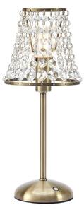 Markslöjd 109125 - LED stmievateľná nabíjacia stolná lampa LIORA 1xE14/2W/2000 mAh mosadz