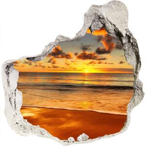 Fototapeta diera na stenu 3D Sunset beach nd-p-40275478
