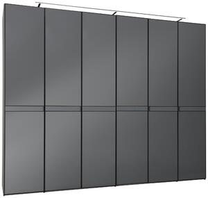 SKRIŇA S OTOČNÝMI DVERAMI, antracitová, 298/240/63 cm Dieter Knoll - Skrine