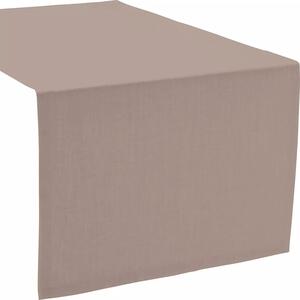 ÚZKY OBRUS, 40/140 cm, sivohnedá Novel - Textil do domácnosti