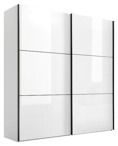 SKRIŇA S POS. DVER. – HOR.VED, biela, 167/222/68 cm Moderano - Skrine