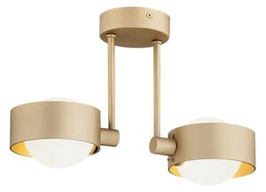 Argon 7215 - Kúpeľňový luster na tyči MASSIMO PLUS 2xG9/6W/230V IP44 zlatá