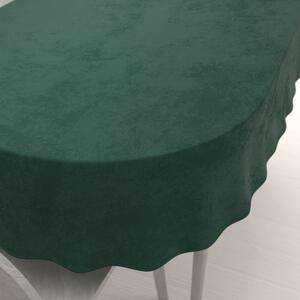 Biante Zamatový oválny obrus Velvet Prémium SVP-044 Lesná zelená 120x160 cm