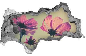 Samolepiaca nálepka na stenu Ružové kvety nd-b-104707608