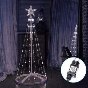 Aigostar - LED Vonkajšia vianočná dekorácia LED/3,6W/230V 120 cm IP44 studená biela