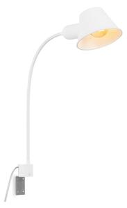 Briloner 2079-016 - Nástenná flexibilná lampa 1xE27/10W/230V biela