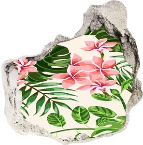Nálepka fototapeta 3D výhľad Kvetinový vzor