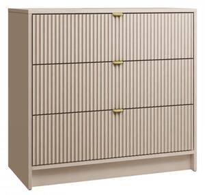 Mirjan24 Komoda Razimo 3SZ, Farby: Biely velvet 5903211293986