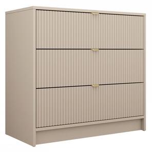 Mirjan24 Komoda Razimo 3SZ, Farby: Biely velvet 5903211293986