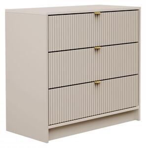 Mirjan24 Komoda Razimo 3SZ, Farby: Biely velvet 5903211293986