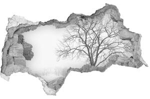 Nálepka fototapeta 3D výhľad Strom v zime nd-b-80032038