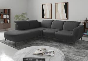 ROHOVÁ SEDAČKA, textil, tmavosivá Sit & More - Sedačky, Online Only