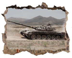 Fototapeta díra na zeď Tank v púšti nd-k-85502732