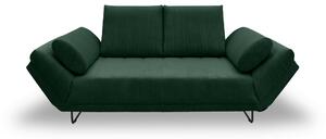 ROZKLADACIA POHOVKA, textil, tmavozelená MID.YOU - Sedačky, Online Only