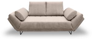 ROZKLADACIA POHOVKA, textil, taupe MID.YOU - Sedačky, Online Only