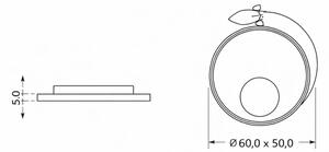 Brilagi -LED Detské stropné svietidlo STARSHIP LED/64W/230V 3000/4500/6000K modrá