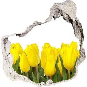 Fototapeta diera na stenu 3D Žlté tulipány nd-p-2665979