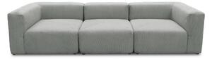 TROJMIESTNA POHOVKA, textil, svetlosivá MID.YOU - Sedačky, Online Only