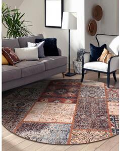 Koberec ANTIKA Ancient Rust patchwork terakota
