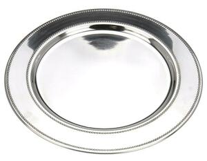 Dekoračný kovoý podnos Chrome (fi) 39 cm