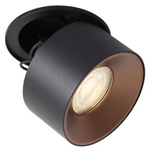 Moderné zapustené bodové svietidlo čierne GU10 50mm - Echo
