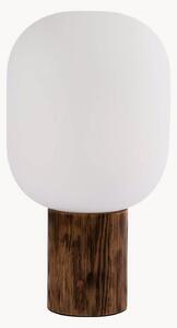 Stolová lampa z dubového dreva Skene
