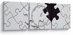Obraz puzzle (s hodinami) (90x30 cm)