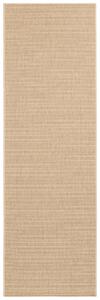 BT Carpet , Behúň Nature 103532 Beige – na von aj na doma, 80x350, béžová, chodba / predsieň
