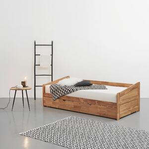 POSTEĽ S VÝSUVNÝM LÔŽKOM, 90/200 cm farba duba Livetastic - Detské izby, Online Only