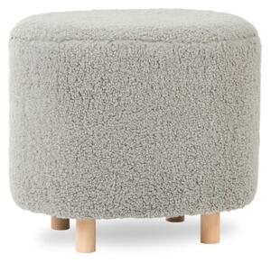 Podnožka ALDA sivá TEDDY BOUCLÉ ALL 828800