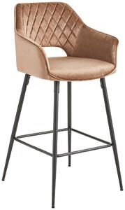 BAROVÁ STOLIČKA, čierna, taupe MID.YOU - Barový nábytok, Online Only