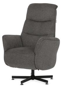 TV-C5479 GREY2, Elektrické polohovacie kreslo, sivá látka, otočné s nastaviteľnou výškou