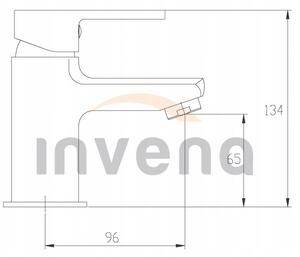 Invena Verso, umývadlová batéria h-134, chrómová, INV-BU-82-001-C