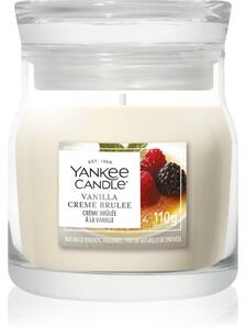 Yankee Candle Vanilla Crème Brûlée vonná sviečka Signature 110 g