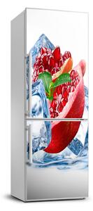 Nálepka na chladničku samolepiace Granátové jablko a ľad