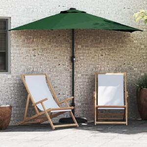 Maison Exclusive – záhradný slnečník, rozmer 294 x 150 x 224 cm, materiál: polyester a oceľ, farba: zelená