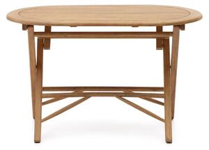 Skladací stolík Dandara, 120 x 74 x 70 cm, z akáciového dreva