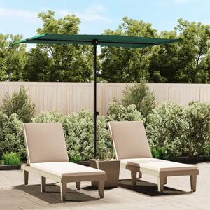 Maison Exclusive – slnečník s hliníkovým nosníkom, rozmer 2x1,5 m, zelený